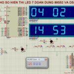 Đồng hồ số hiển thị trên LED 7 đoạn dùng 89S52 và DS1307