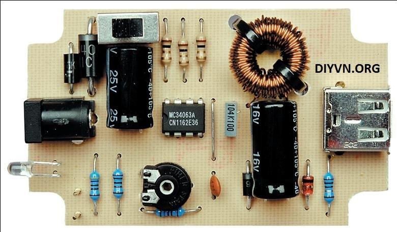 Mạch sạc pin 5V – 500mA