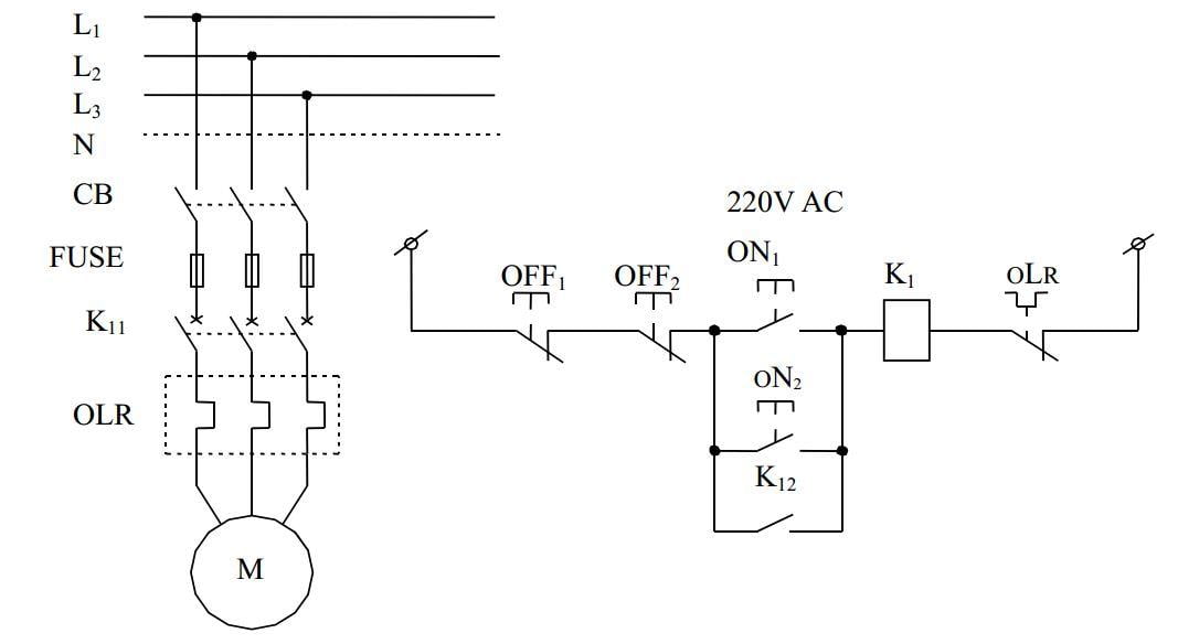 Tổng hợp một số mạch điện dùng trong công nghiệp