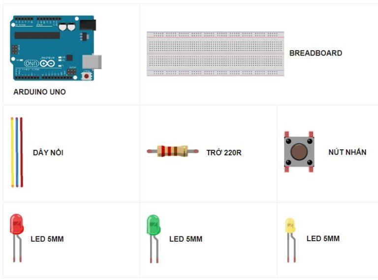 Arduino cơ bản 04: Sử dụng Arduino làm hệ thống đèn giao thông
