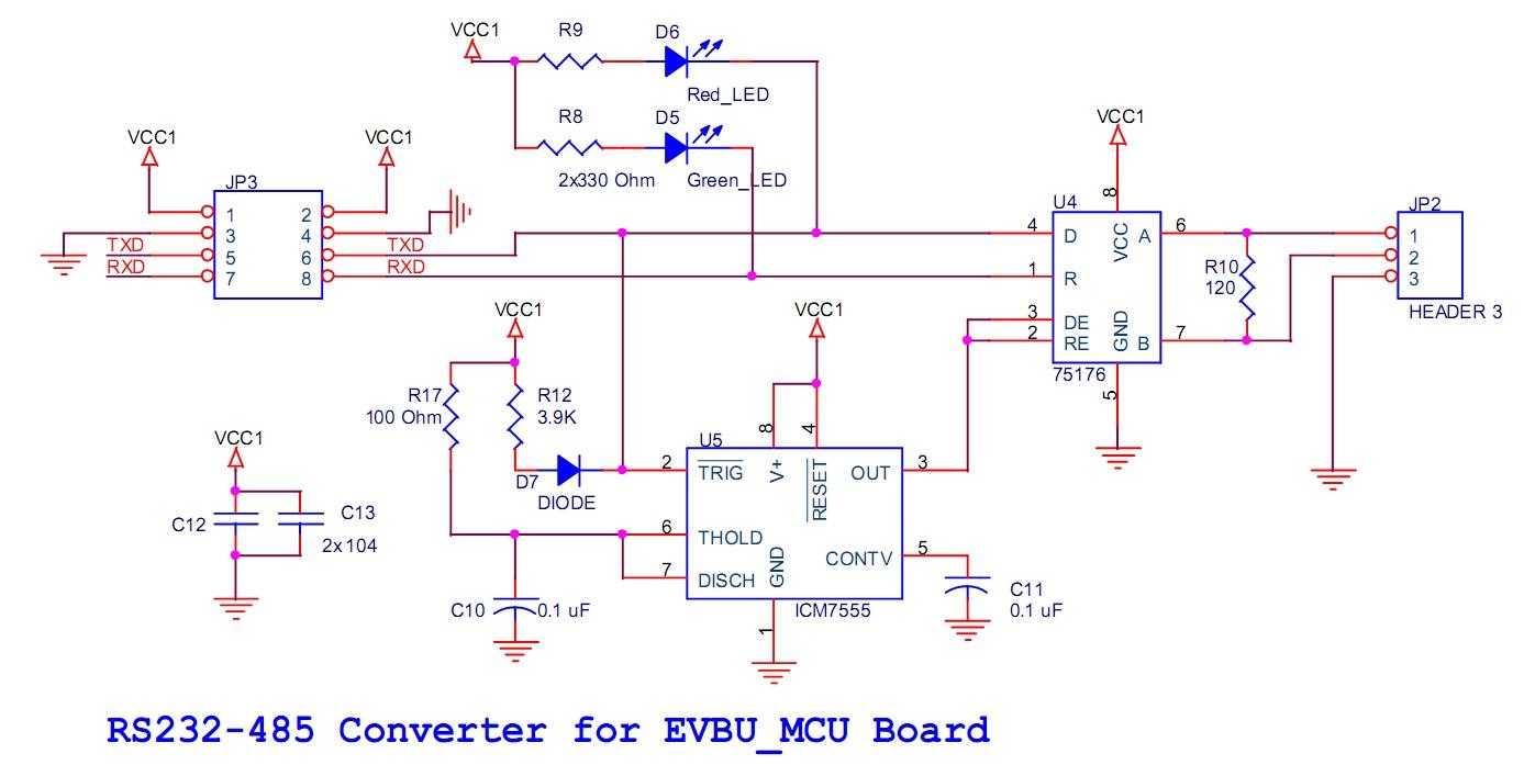 Mạch chuyển đổi RS232 – RS485 cho PC, Board