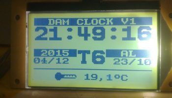 Đồng hồ sử dụng LCD máy Homephone – Gphone Clock