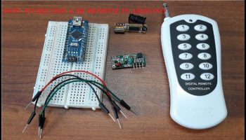 Giải mã Remote RF bất kỳ bằng Arduino