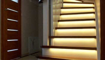 Cầu thang Led cảm ứng