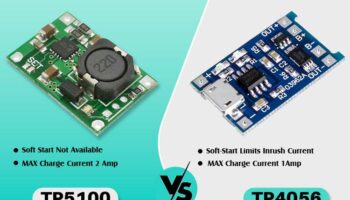 So sánh mạch sạc pin TP5100 với TP4056